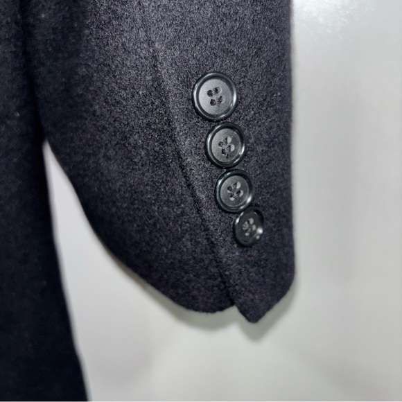 London Fog Men’s double-breasted wool Trench Coat - Picture 4 of 6